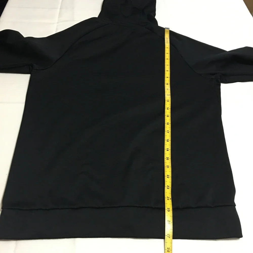 Nike Dri-Fit Full Zip Hoodie Mens Medium Black Workout Athletic Jacket